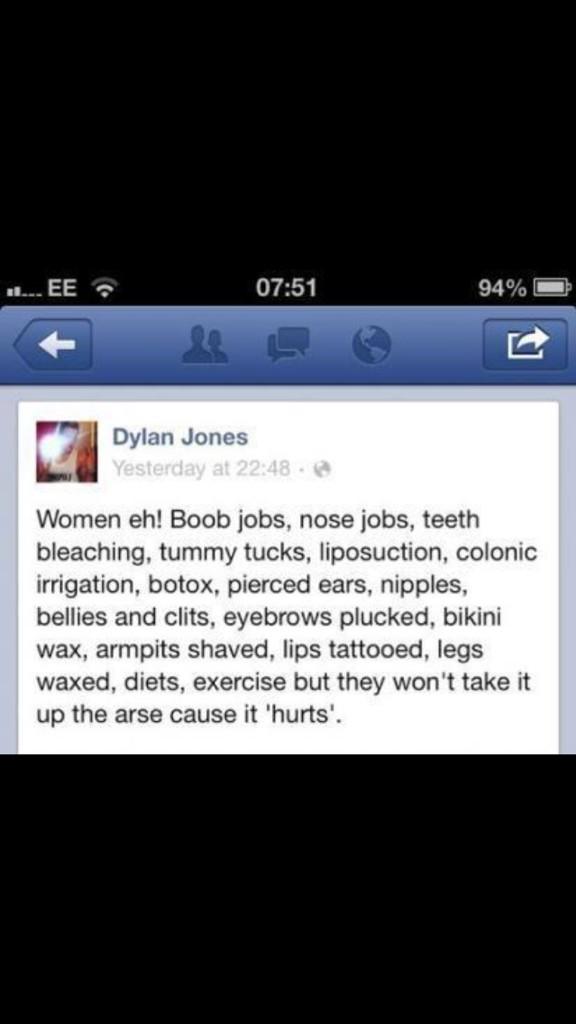 This guy makes a very good point #iwillneverunderstandwomen