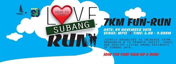 outdoorlahmy's tweet photo. Love Subang Run, 9 November 2014. Venue: MPSJ. Register at http://t.co/MLlqKLclPC
#ODevent http://t.co/iD5a9M1cJv
