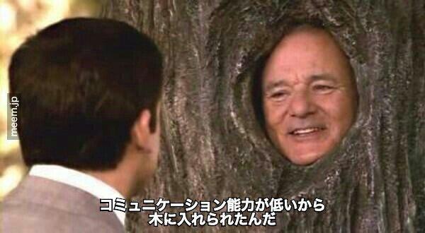 乙丸うらも No Twitter コミュニケーション能力が低いから木に入れられたんだ Http T Co 046zvuibkg