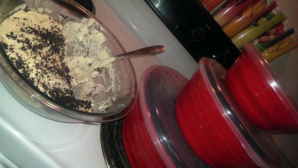 I stay home and make goodies and Jeff goes on overnight adventure. NB on whose got the better deal. #DIRT, YUM!!!