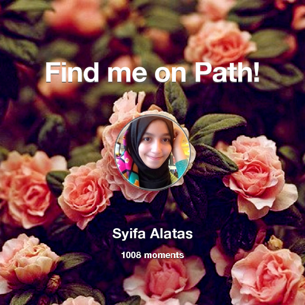 cipacipiw's tweet photo. I've shared 1,008 memories with my friends on #Path - see them now at http://t.co/TxrKJK6Tm8! #thepersonalnetwork http://t.co/imYzxz1hFS