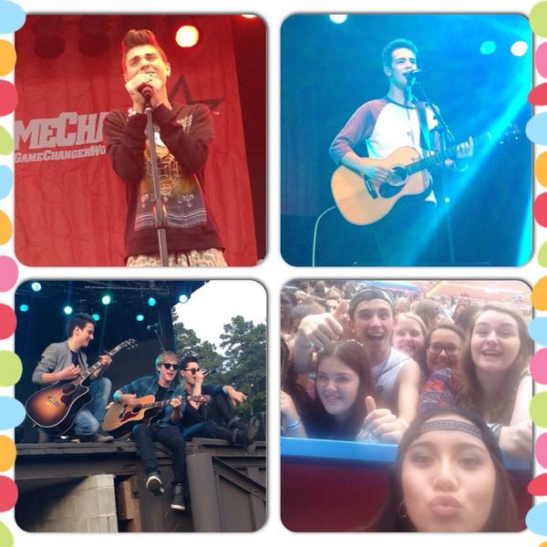 VincentluvJakeM's tweet photo. Opening acts #RunAroundTour #jakemiller http://t.co/PSQOtudZQB