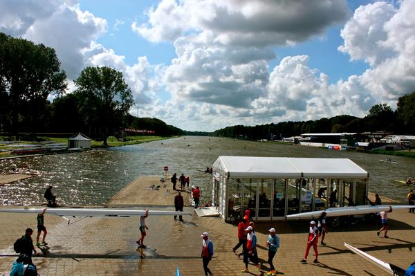 Excited for start of racing at #Worldrowing Champs, happy to be here supporting the team #rowingcanada #WRChamps14