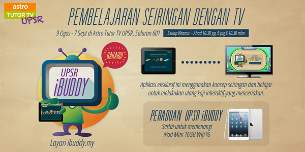 Oh_My_English's tweet photo. Ulang kaji subjek Sains dengan aplikasi #UPSR iBuddy di #TutorTV UPSR & berpeluang utk menang iPad mini: iBuddy.my http://t.co/TVAY1neoML