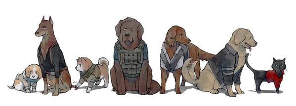 PiersNivanz's tweet photo. Resident Evil becomes a Dog except for Ada, WHY DOES I'M SO SMALL? WHO DID THIS?!!! @redfield_chriz captain you BIG! http://t.co/G3MfL7RFi3