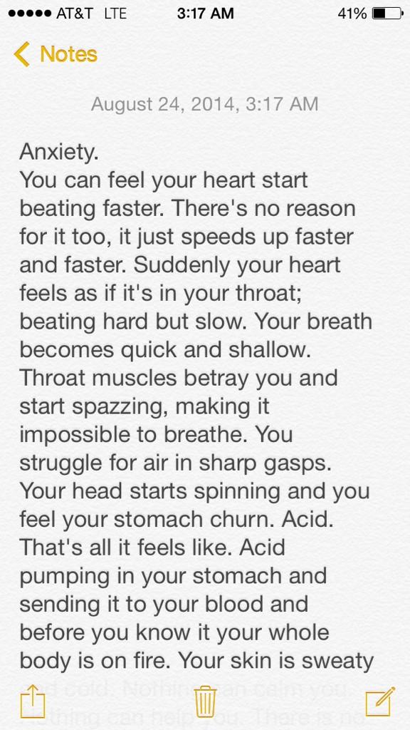 KaitlinWitcher's tweet image. My view on anxiety.