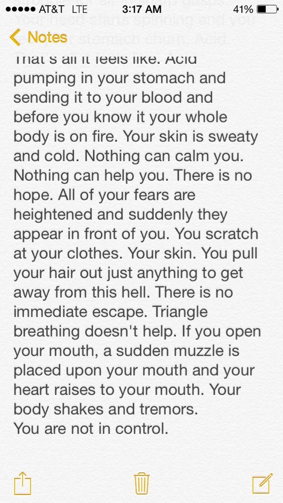 KaitlinWitcher's tweet image. My view on anxiety.