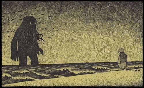 くろだまさし בטוויטר デンマーク作家john Kenn Mortensen氏の付箋に描くエドワード ゴーリー風の怪物アート集 海上に佇む不穏なクトゥルフ様の姿も Amazonに画集出てたのでポチる Http T Co Sybwbq4a7b Http T Co Htlphnuw7h