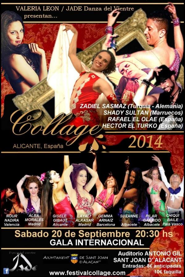 FestivalCollage's tweet photo. Gala internacional COLLAGE 2014 ALICANTE. 20 de septiembre 20:30 Entradas a la venta@BellydanceJade @CulturaSantJoan http://t.co/0o3mzJ2uWg