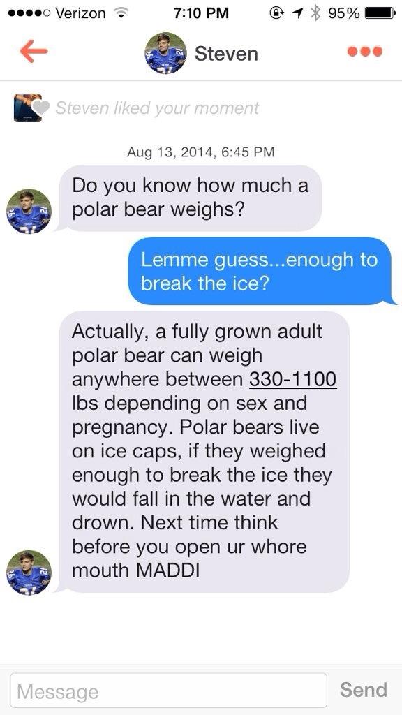 TindrProbs's tweet photo. Polar bear http://t.co/IMgjjbDaP8