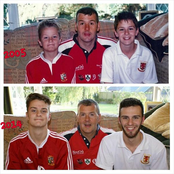 Fun doing #nowandthen photos! #Fatherandsons #2005 #2014 #Timeflies <a href="/pjenkins851/">Paul Jenkins old a/c</a> <a href="/Sion_J/">Siôn Jenkins</a>  <a href="/RhysJenks16/">Rhys Jenkins</a>
