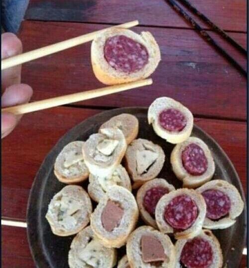 MejoresTwits's tweet photo. Sushi a la española. http://t.co/27qZdW5cW5