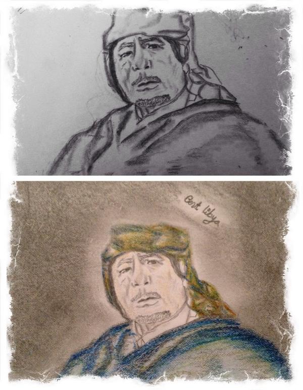 bent_Libya5's tweet photo. 💚حبيبي ياقائدي💚🎨✏️☺️ http://t.co/Au6t8equIT
