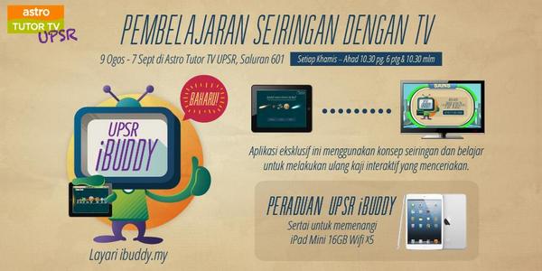 MyMeleTOP's tweet photo. Woot.Woot jom ulang kaji subjek sains bersama #TutorTV #UPSR setiap Khamis-Ahad &amp; berpeluang memenangi iPad mini yo!! http://t.co/Wc3LCFIkN8