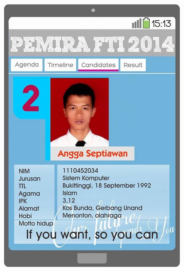 RT <a href="/pemirafti2014/">Pemira FTI UA 2014</a>: <a href="/ftiRANGER/">TeknologiInformasiUA</a> maaf karena kesalahan upload min. ini dia calon2 kita: "