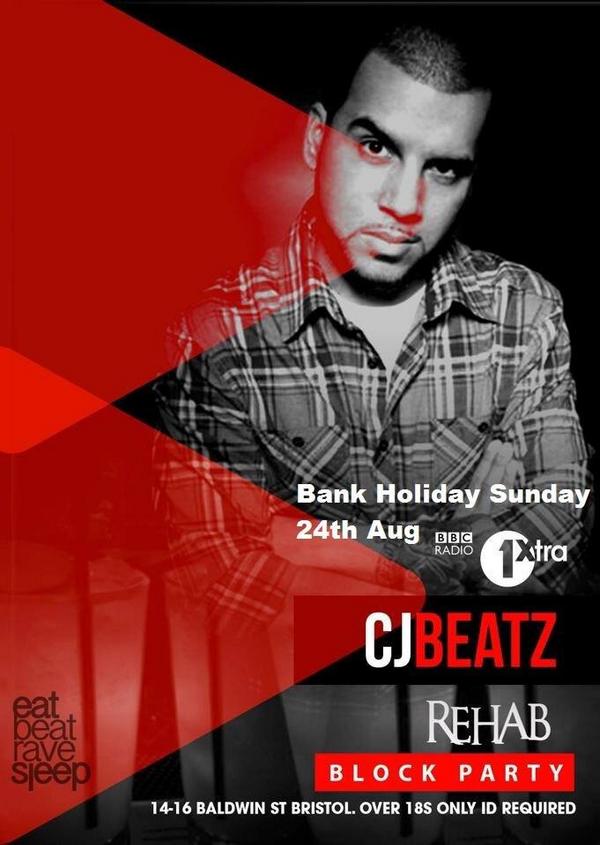 RT: Tonight @CJBeatz @RehabBristol it's going off peeps 🎉 🎵🍹 #ThisMustBeThePlace #BristolNightLife