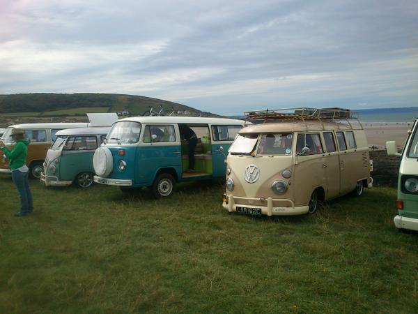 Big Sunday in Croyde today. Getting some inspiration for our conversion project!