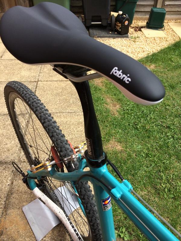 welshwheels's tweet photo. @fabriccycling Great first ride on the new saddle :0) saving up the pennies for an ALM ! http://t.co/0WgBYK218A