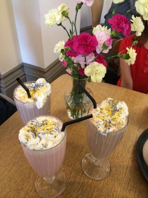 In #southport today? Why not join us for a tasty milkshake in the Bakery. Raspberry, Strawberry &amp; Chocolate Flavour