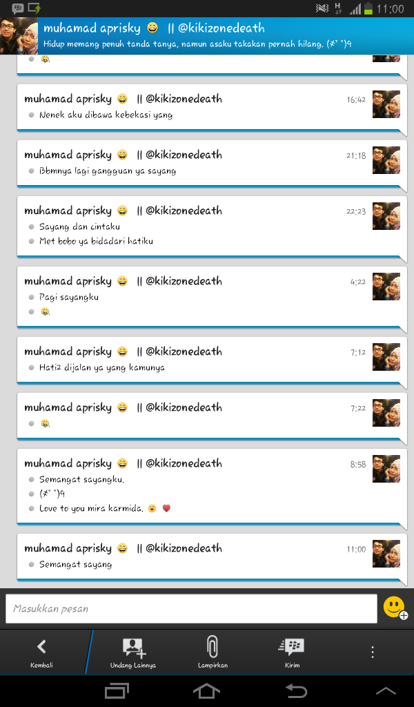mirakarmidaa's tweet photo. Heheheee apprisky bbm ngk di bls bls http://t.co/fSzG5b0qtr