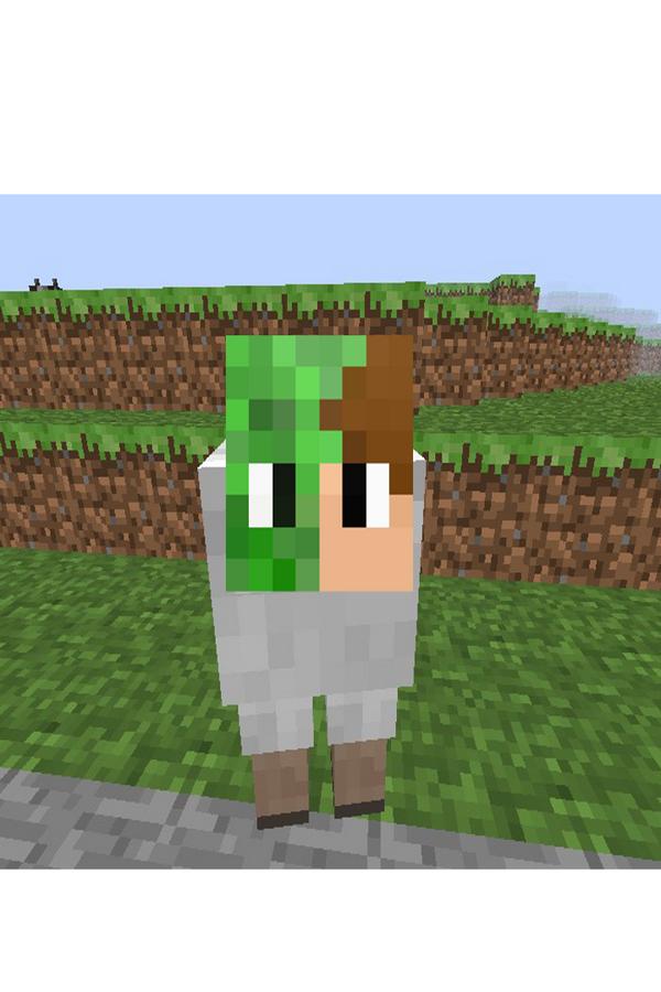 XavierDoesMc's tweet photo. I got bored @CreeperFartss http://t.co/xKbXqkeSn1