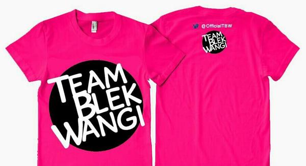 Ready Stock T-Shirt #TeamBlekWangi <a href="/OfficialTBW/">TeamBlekWangi</a> size L, 80.000 Cc: <a href="/_JKT48Cirebon/">Fans JKT48 Cirebon</a>