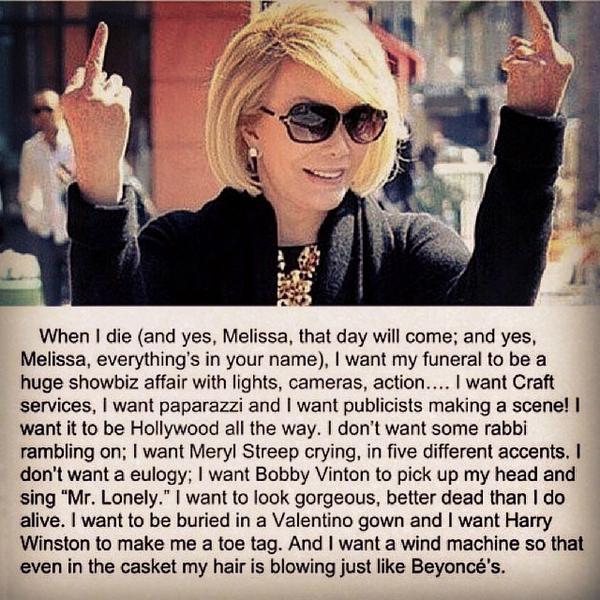 DBCamaro's tweet photo. #RIPJoanRivers Boss Bitch http://t.co/dOqP3PqShR