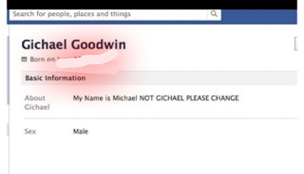 NEVER FORGET: my father in-law's Facebook profile