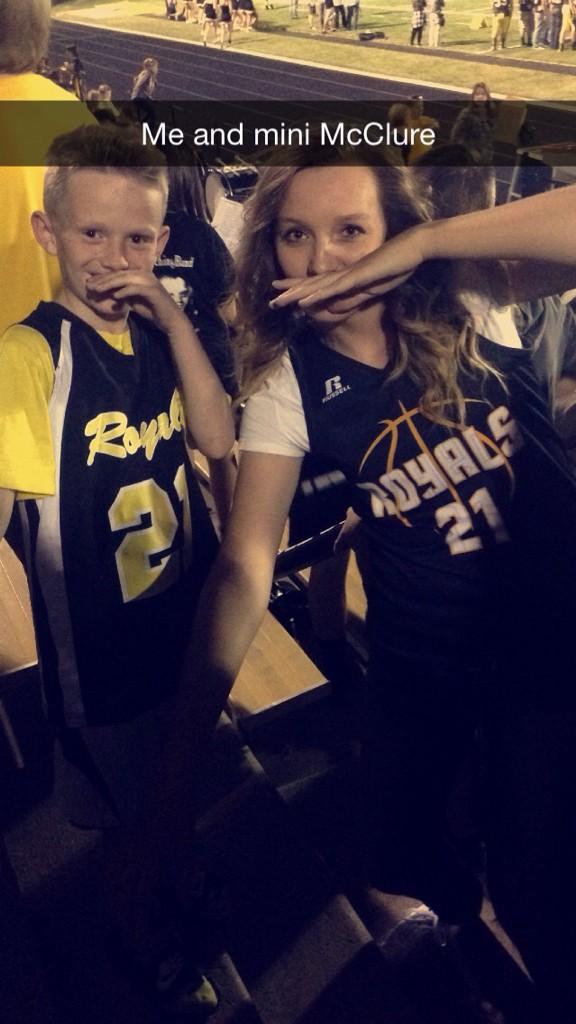 sheballer32's tweet image. Me and mini McClure #samenumber #21