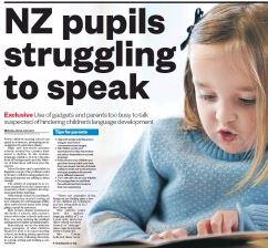 Scott1Robyn's tweet photo. Front page NZHerald. OLD news. Reduce class sizes to help kids whose parents can't or won't talk to them! @MNatusch http://t.co/mTUlOKlf9y