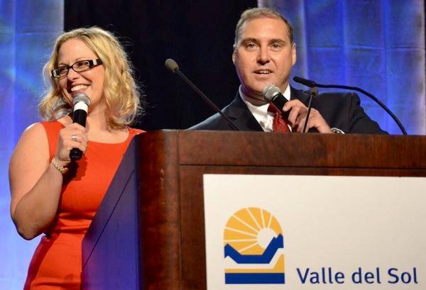 arizonascge's tweet photo. .@ValledelSolAZ proudly welcomed former staff member, @RepSinema, home today @ #Profiles2014. @kyrstensinema @LaVozaz http://t.co/XY2naZmCPG