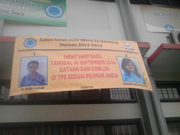 Allhamdulilah banner sudah terpasang ! Ayo jangan lupa hari rabu tanggal 10 september datang ke TPS !