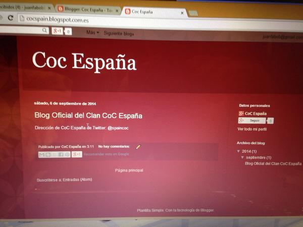 CoC España tweet media