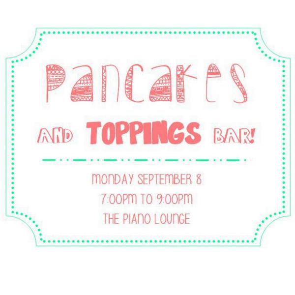 MacCrackenHall's tweet photo. Have a desire to meet others in your hall AND eat pancakes topped with anything you could desire? Join us Monday! http://t.co/LJZbtmwzL2