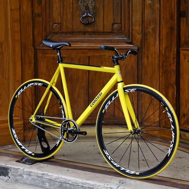 Fixie yellow best sale
