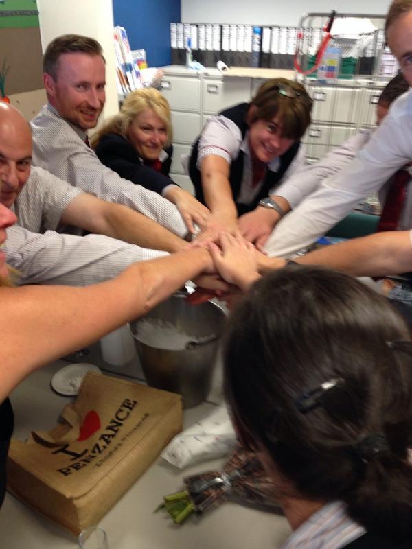 Last hands in for the Penzance team! Bye Matt! 😔