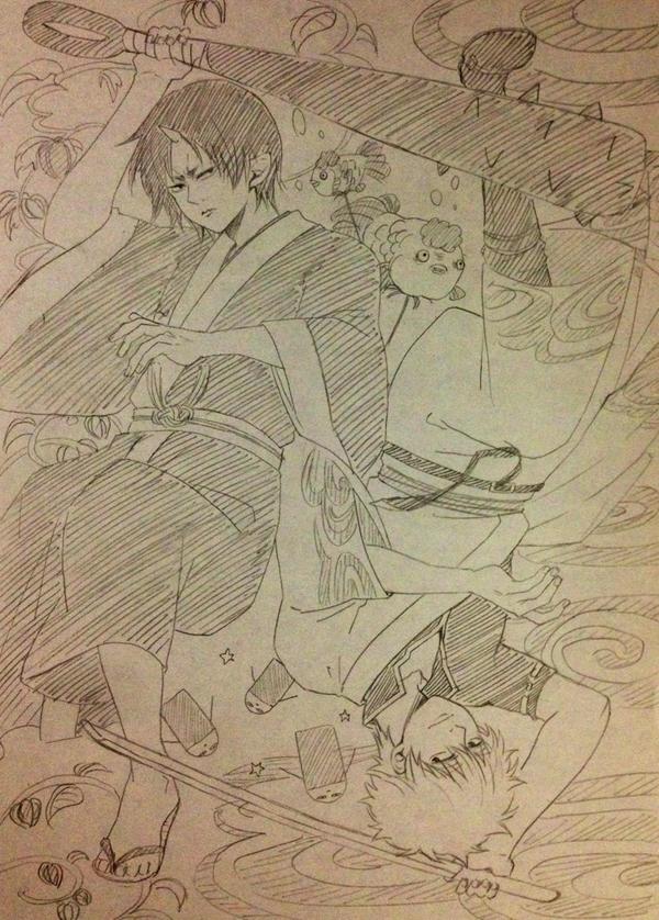 鬼灯様と銀さん 