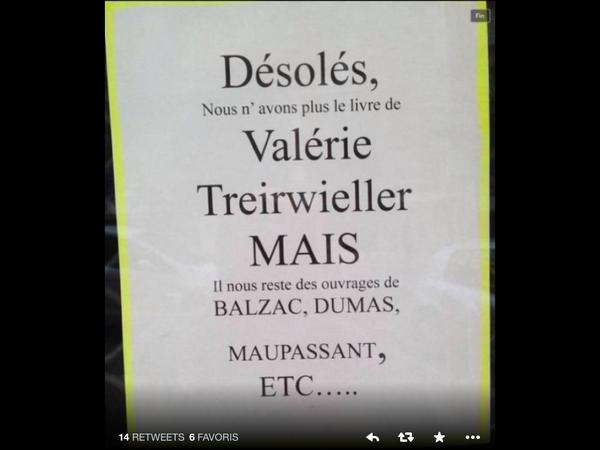 JeanBirnbaum's tweet photo. Elle se répand comme une traînée de poudre, la révolte des libraires qui disent "non merci"... http://t.co/wsoRgxpe9X