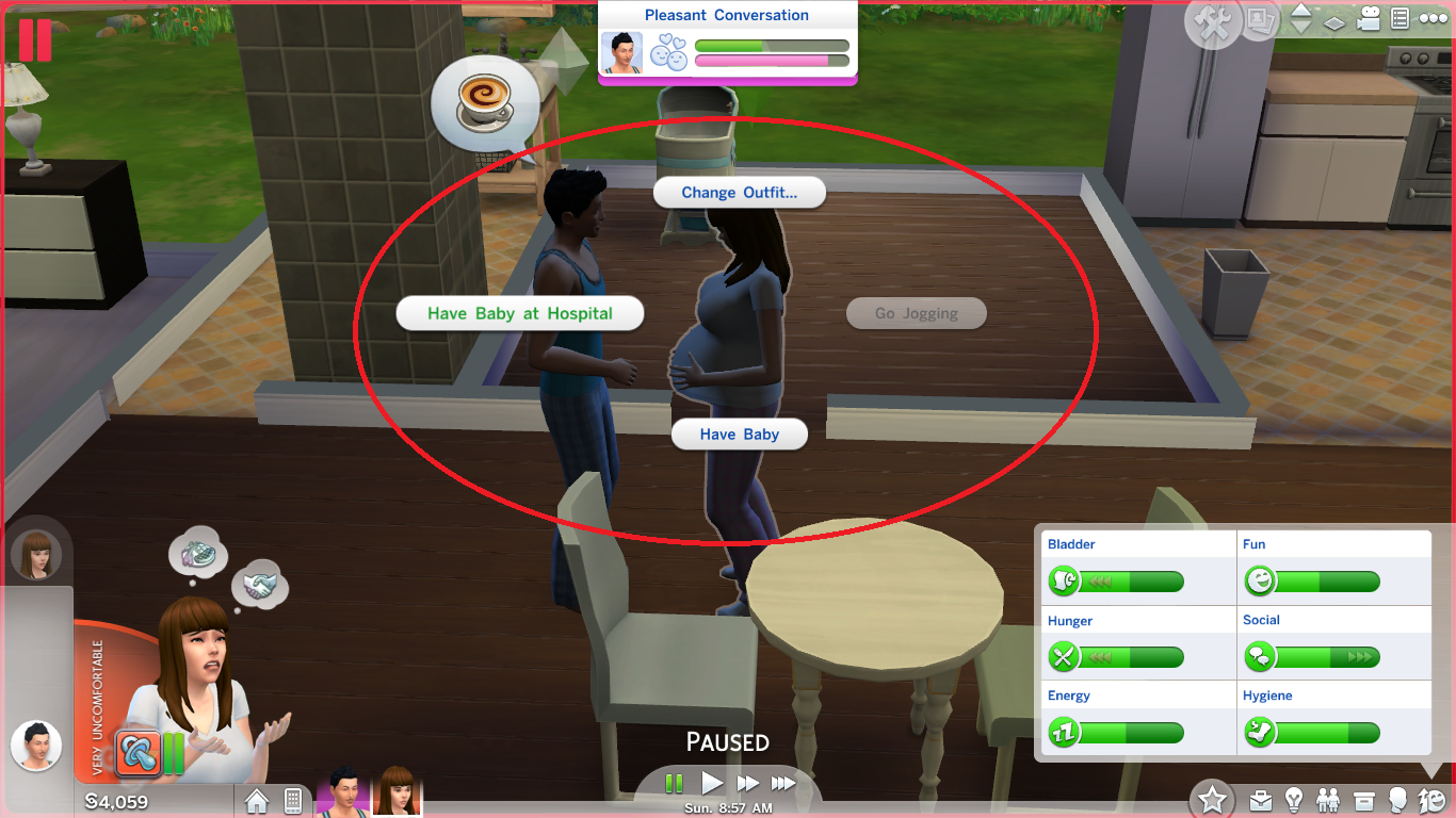 Having baby at the Hospital — The Sims Forums
