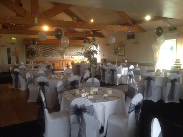 Designmygarden's tweet photo. Who would believe this is our cricket club it scrubs up so well. Congrats to the married couple for using our venue. http://t.co/b0t660s8Rk