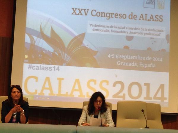 calass14's tweet image. Lectura de la Declaración de Andalucía sobre formación profesionales de salud,  #calass14