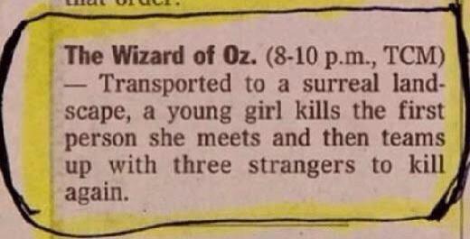 Now write one for #Frozen “<a href="/Autograph/">Autograph</a>. #WizardOfOz ”