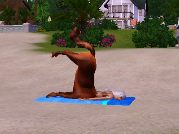 wiki_sims's tweet photo. Cuando eres un centauro y quieres tomar el sol. http://t.co/P1JF4TNSva
