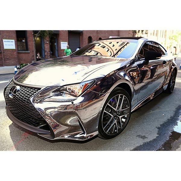gulfcars's tweet photo. IG:husam_alshamrani: Lexus RC F sport wrapped in chrome . _______ #لكزس #Lexus #RC #Fspo... http://t.co/pFovzKiQVV http://t.co/fU4H0BBT4K