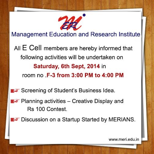 MeriCollege's tweet photo. E Cell members
http://t.co/m3bnyJVdBo http://t.co/e2n6kpfihV