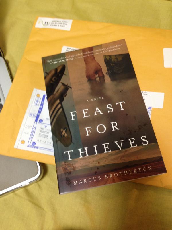 Just got Feast For Thieves. Can't wait to read it. #feastforthieves #marcusbrotherton