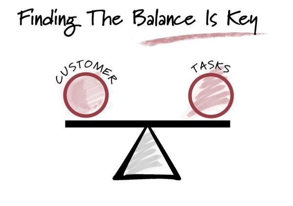 Always focusing on the task before the customer is a bit like straightening the deck chairs on the titanic! #custserv