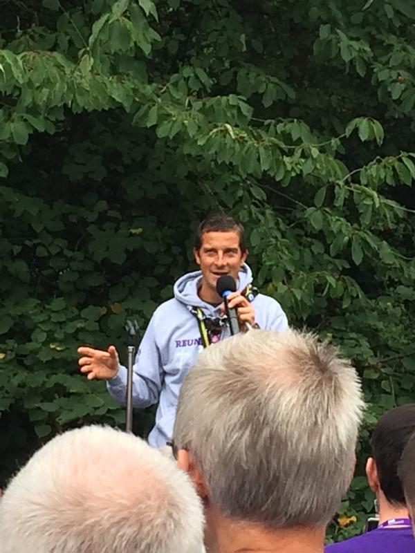 ELancsNetwork's tweet photo. Always good to see bear :) @BearGrylls @Gilwellpark #Reunion2014 http://t.co/PXYk1uaOsQ