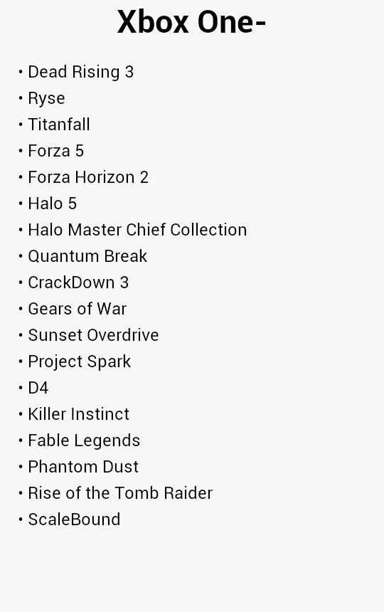 SnoopyG7's tweet photo. The growing list of Awesome Games.
#ItsMoreFunOnXboxOne http://t.co/jnfhra1Qru