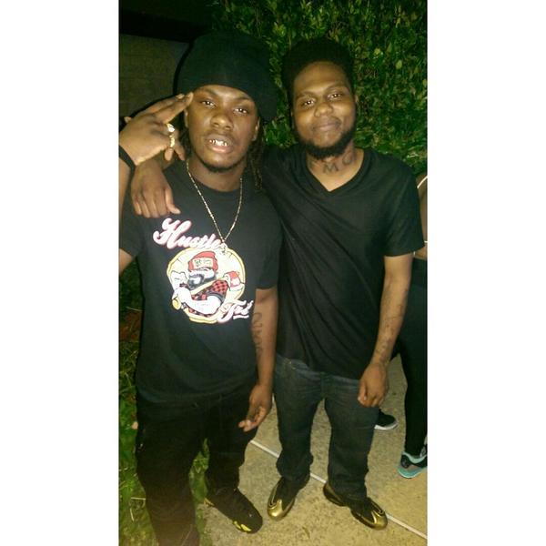 DeeBlack1thou's tweet photo. Me and @williebeema at pool party chopping up future planning, #rapgametakeover http://t.co/0emHvlZ06q